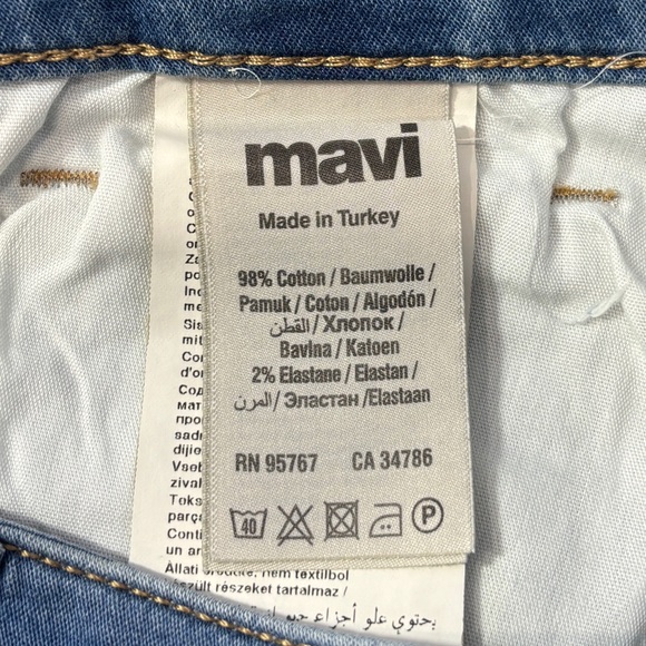 Mavi Alexa Mid Rise Skinny Jean - size 28 NWT - Picture 6 of 8